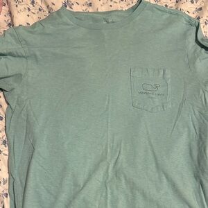Vineyard Vines Colorado Shit unisex Short Sleeve Pocket Tee — Seafoam Green